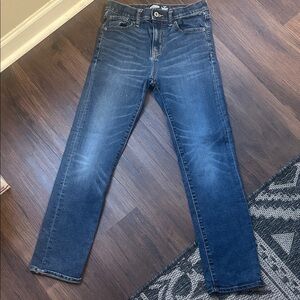 Old Navy Karate slim adjustable indigo island blue jeans size 14